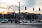 Budapest Eye just before sunset during walk towards Deák Ferenc tér subway.