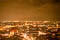 Long exposure of city, taken atop Giotto's Bell Tower.